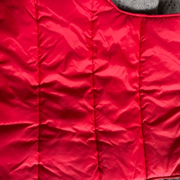 Kj Brand Red Puffer Vest - Picture 3 of 4
